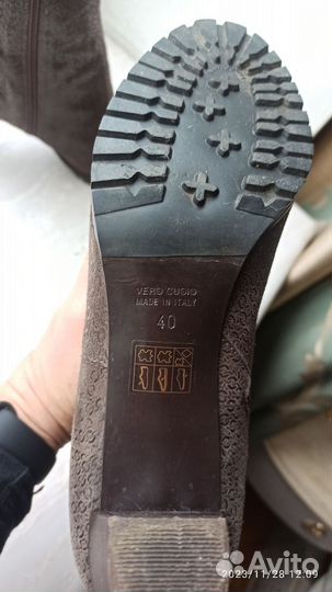 Полусапожки женские зимние Италия 40