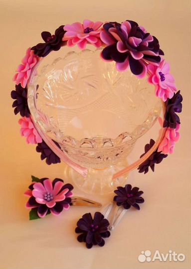 Ободок на выпускной. Украшение для волос