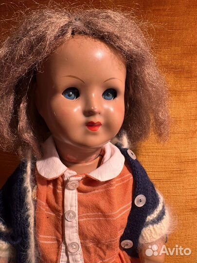 Кукла флиртушка,45см.Возраст прмерно 1930г