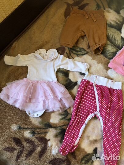 Пакет одежды на девочку 74