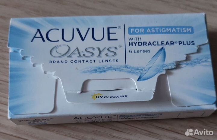 Линзы acuvue oasys for astigmatizm