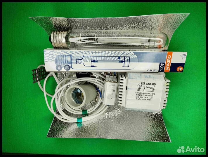 Комплект днат 400 Вт с отражателем