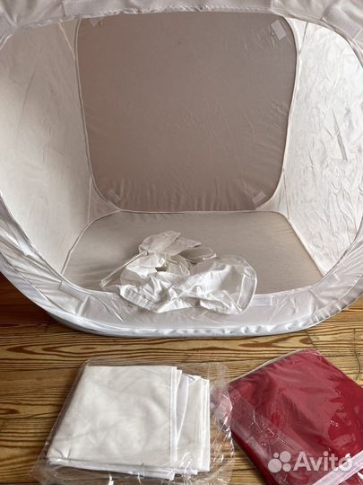 Лайлбокс фотобокс для предметной съемки + фоны