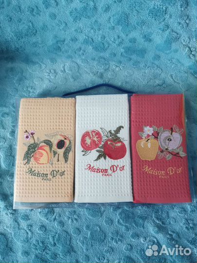 Комплекты кухонных полотенец новые