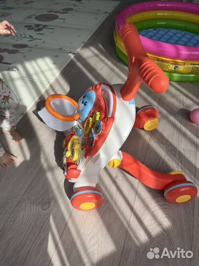 Толокар со столиком BabyGo 2в1 ходунки