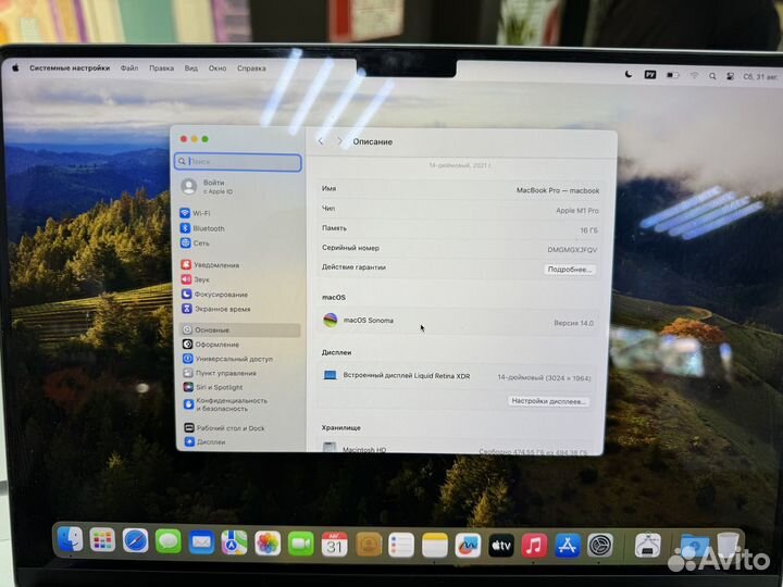 Apple macbook Pro 14 M1 16/512Gb