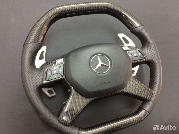 Карбоновый руль Mercedes 211