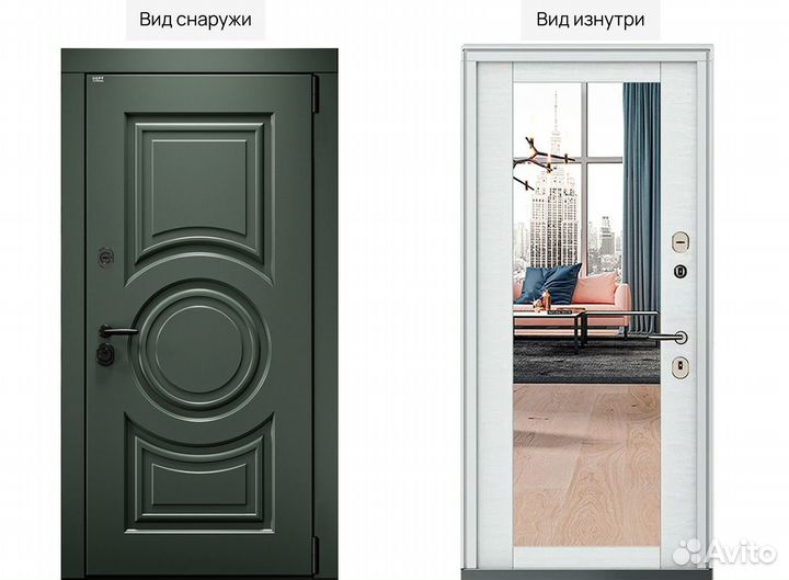 Металлические входные двери под ключ