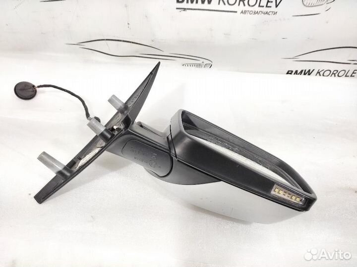 Зеркало правое (серебристое) рест. BMW E60