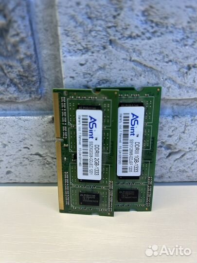 Оперативная память DDR3 1333 мгц 2 gb, 1 gb