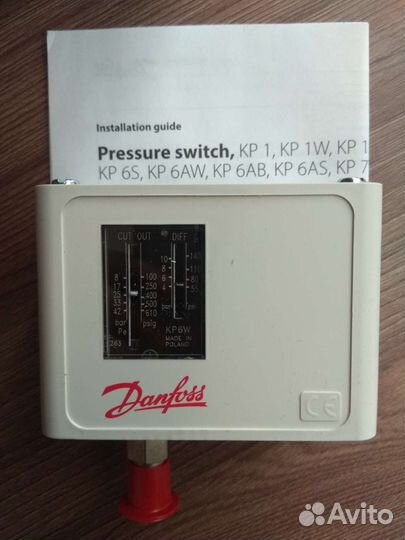Реле давления Danfoss KP 6W 060-519066