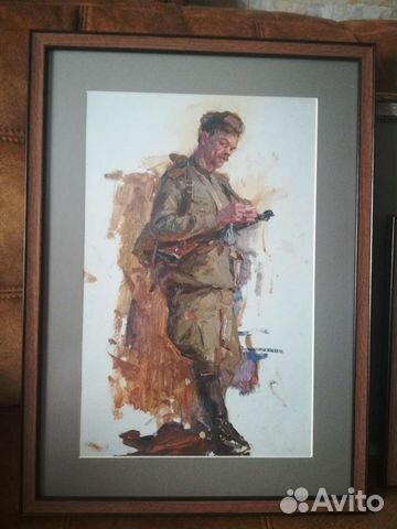 Картина маслом на картоне