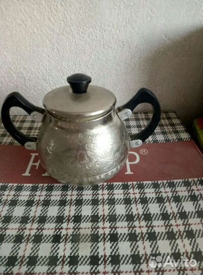 Сахарница из нержавейки