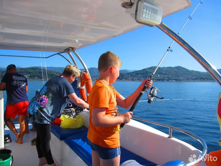 Морская рыбалка Лермонтово, прогулки