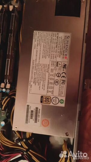 Сервер Supermicro(Xeon e5 2670v2*2, 128gb, 1tb*2)