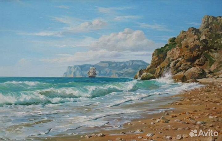 Картины Морские пейзажи большие маслом 10 на выбор