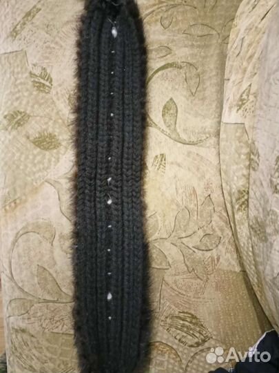 Меховая повязка на голову