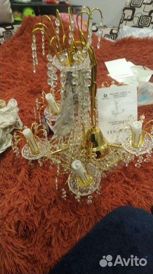 Люстра хрустальная чехия