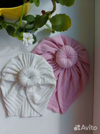 Шапка тюрбан для девочки