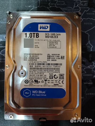Жесткий диск 1 тб НДС 3.5