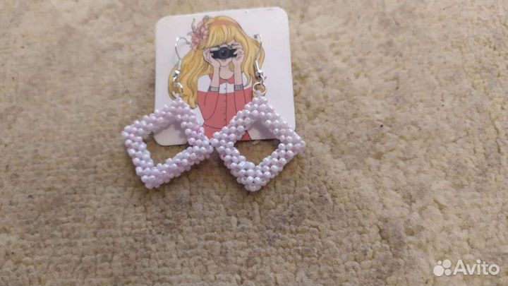 Серьги кольца