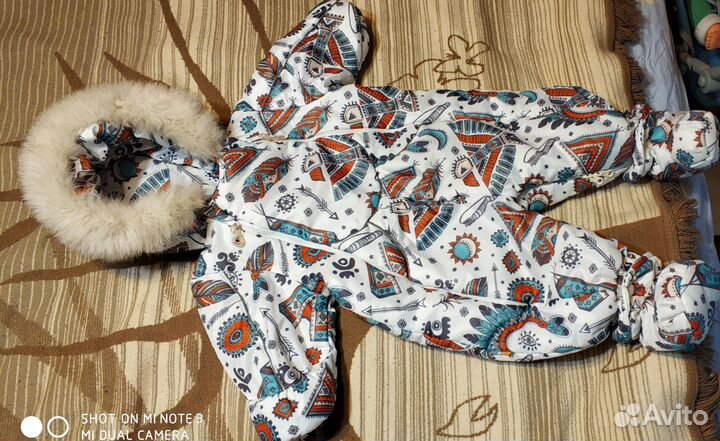 Комбинезон трансформер зимний 74