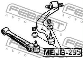 Пыльник опоры шаровой нижней (прямого рычага) 38.3