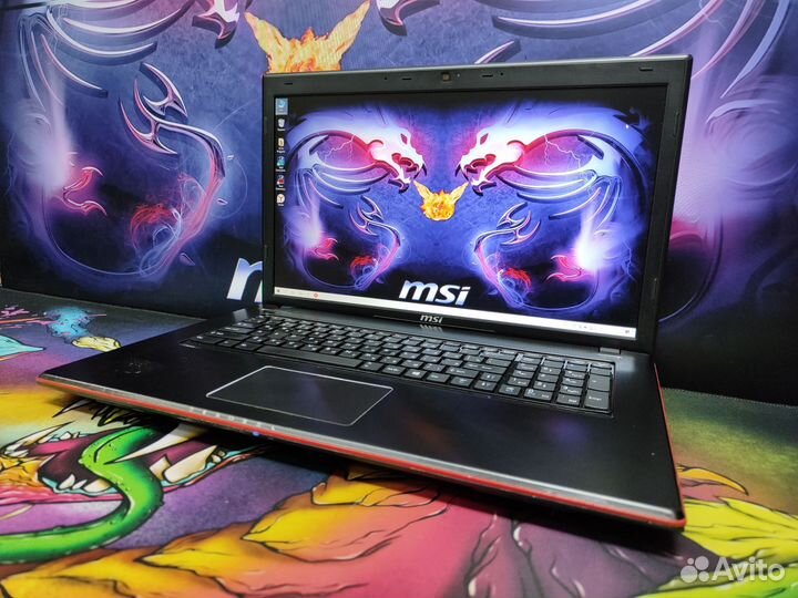 Игровой 17,3 MSI i5 GTX 16 озу SSD