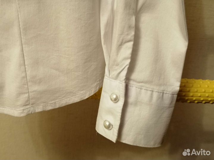 Блузка белая школьная 128