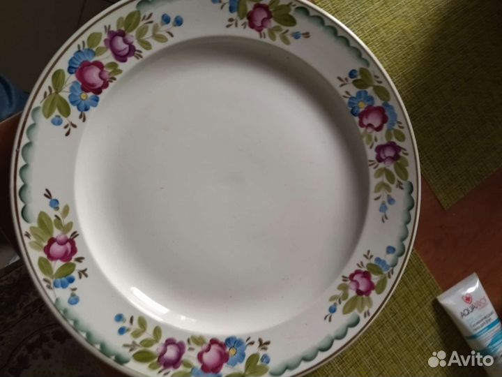 Тарелки 15шт. 1 сковородкао.Блюдо винтаж