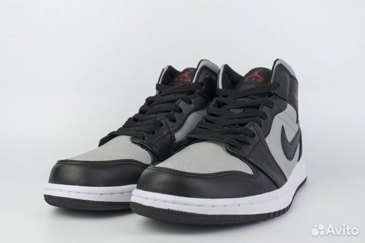 Кроссовки Nike Air Jordan 1 Black / Grey / Red