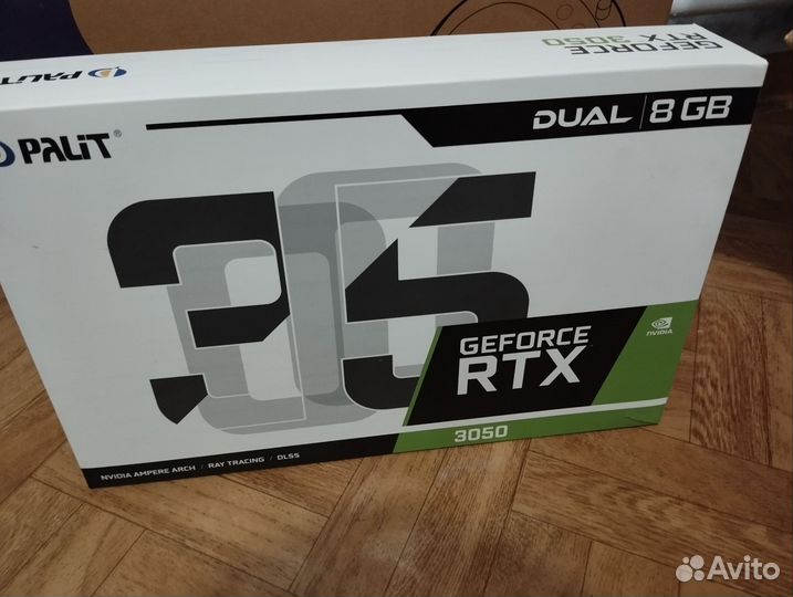 RTX 3050 8GB DDR6 dual Palit