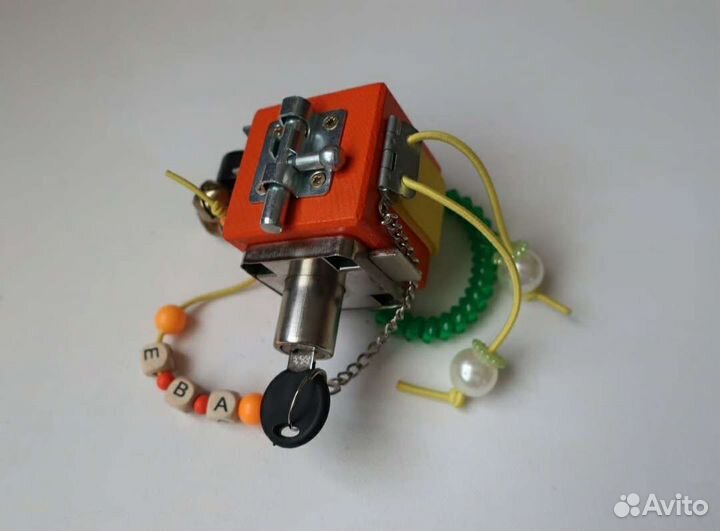 Бизикубик дорожный / именной / для девочек