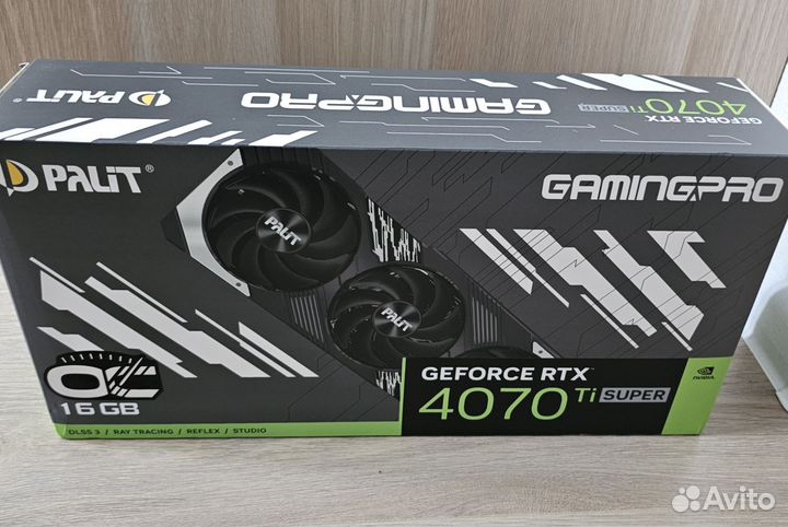 Видеокарта Palit rtx 4070TI super Gamingpro OC