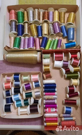Нитки для шитья, для вышивания