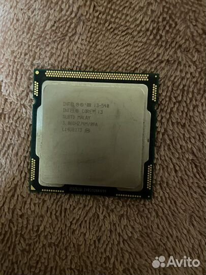 Процессор intel core i3 540 LGA 1156