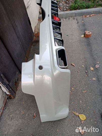 Накладка заднего бампера, Mitsubishi Padjero 4