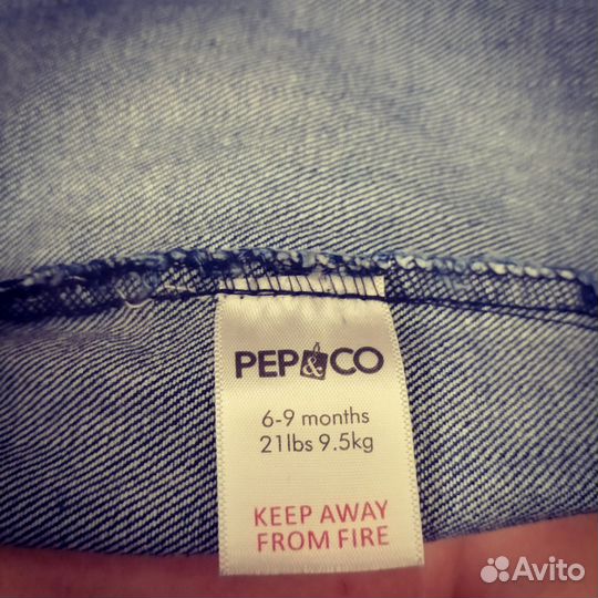 Джинсовый комбинезон Pep&Co