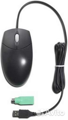 Мышь HP DC369A USB+PS/2 проводная оптическая черны