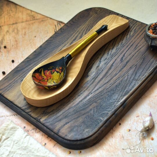 Деревянная подставка для ложки