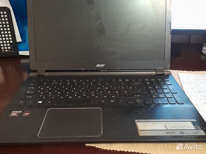 Ноутбук на запчасти lenovo, асер