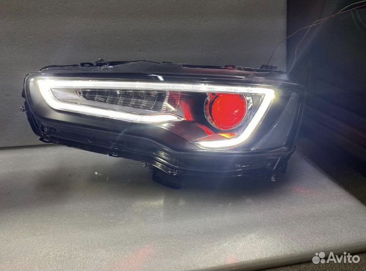Mitsubishi Lancer X Фары тюнинг Demon eyes Z9SK5