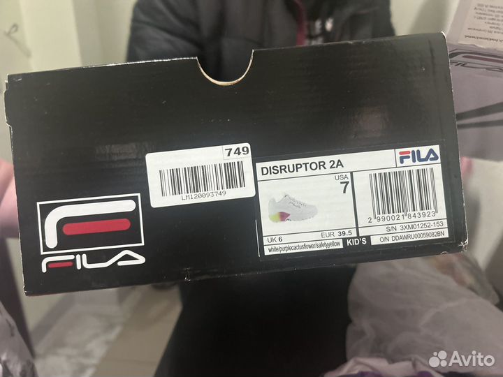 Кроссовки fila женские 39.5