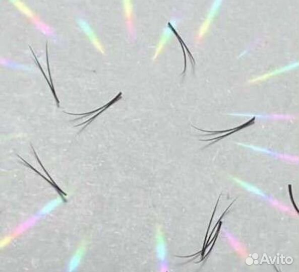 Готовые пучки для наращивания ресниц 2,3,4,д