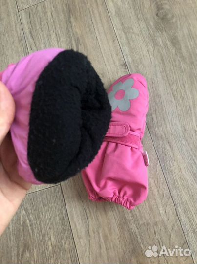 Варежки зимние для девочки, краги