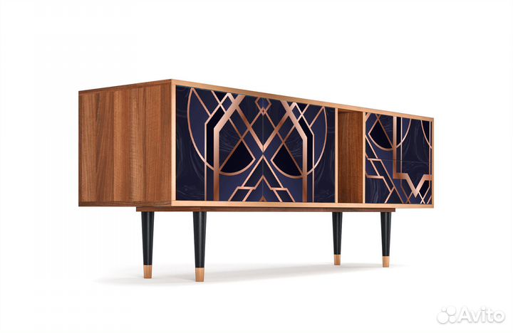 Тв-тумба T1 - Орех - Purple Temple