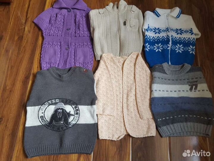 Джемпер, свитер, жилет для девочек и мальчиков