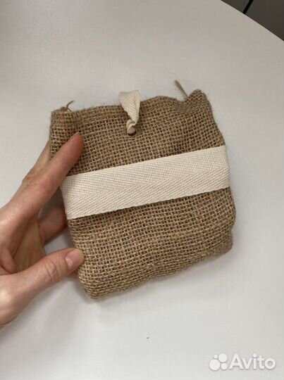 Джутовая мочалка