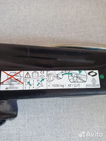 Домкрат 1030 Кг оригинал Renault 995504629r