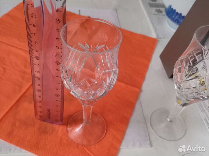 Фужеры хрустальные СССР новые